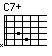 [chord image for golabek.txt.data/C7+.png]
