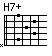 [chord image for itsgoldenhour.txt.data/H7+.png]